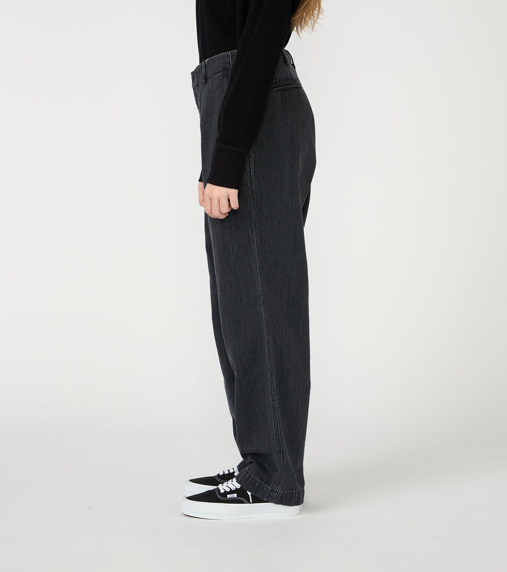 Wide Denim Pants