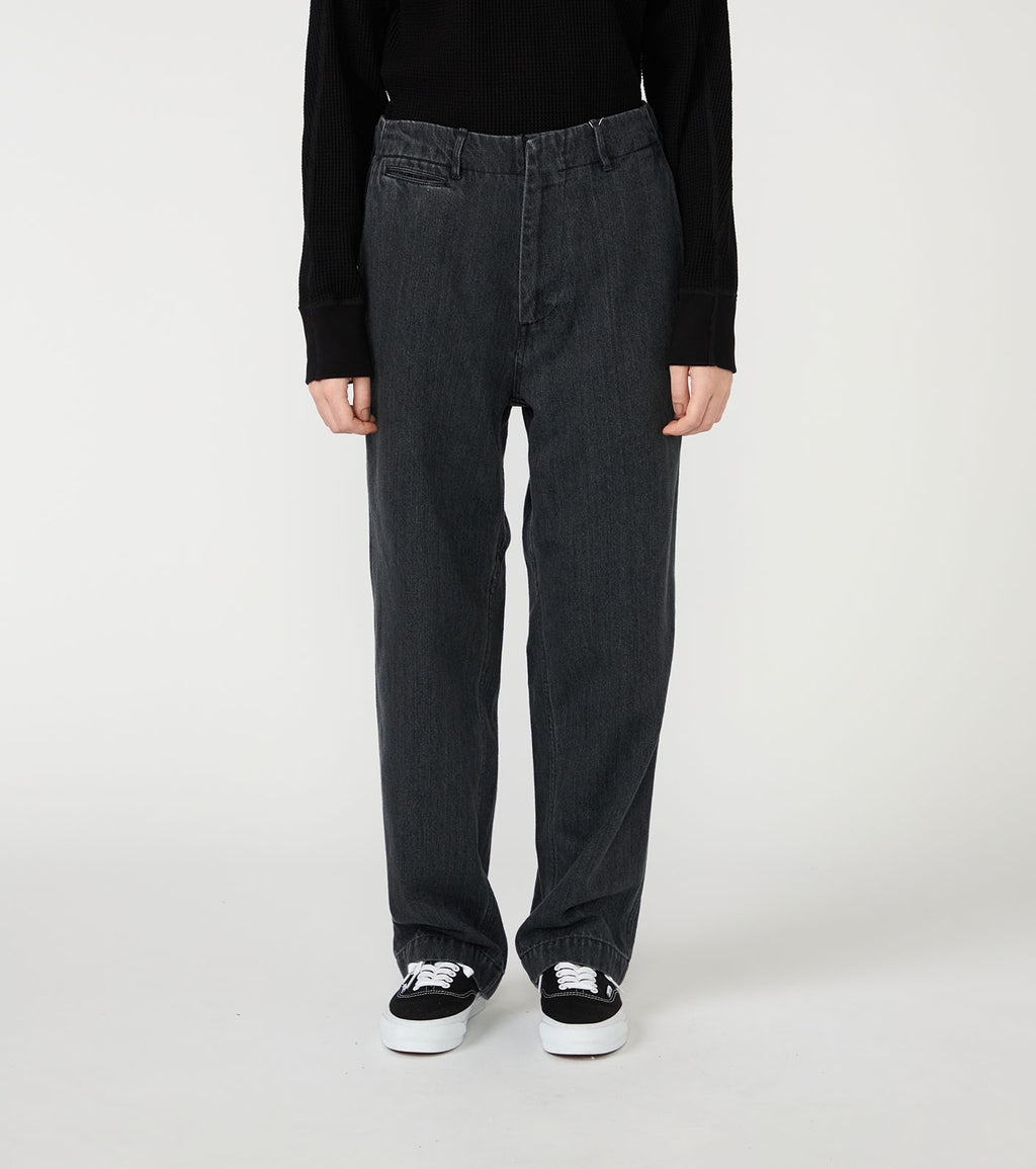 Wide Denim Pants