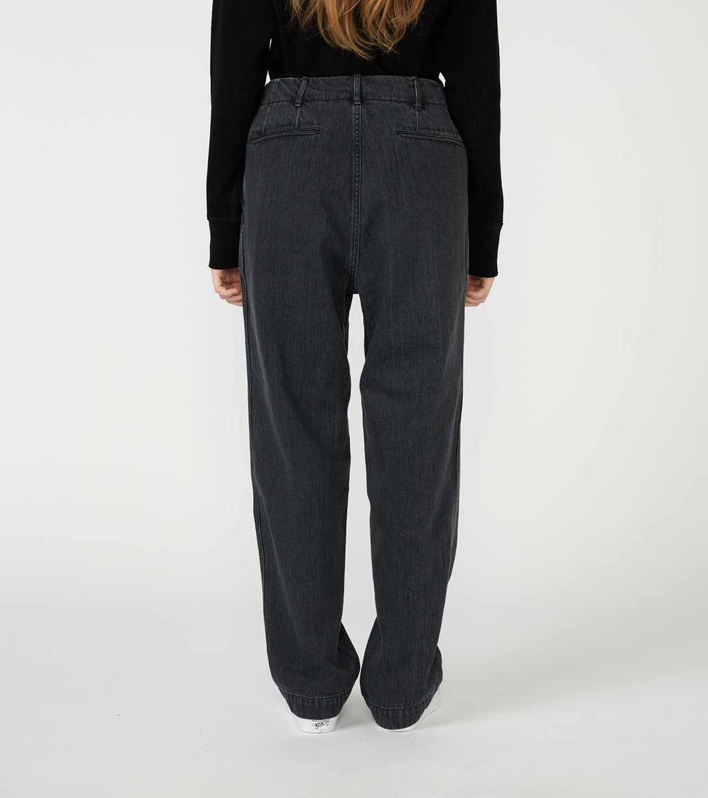 Wide Denim Pants