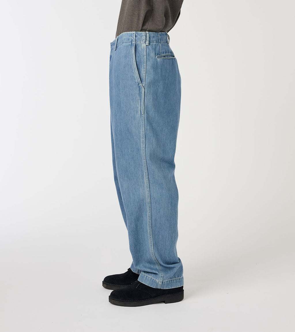 Wide Denim Pants