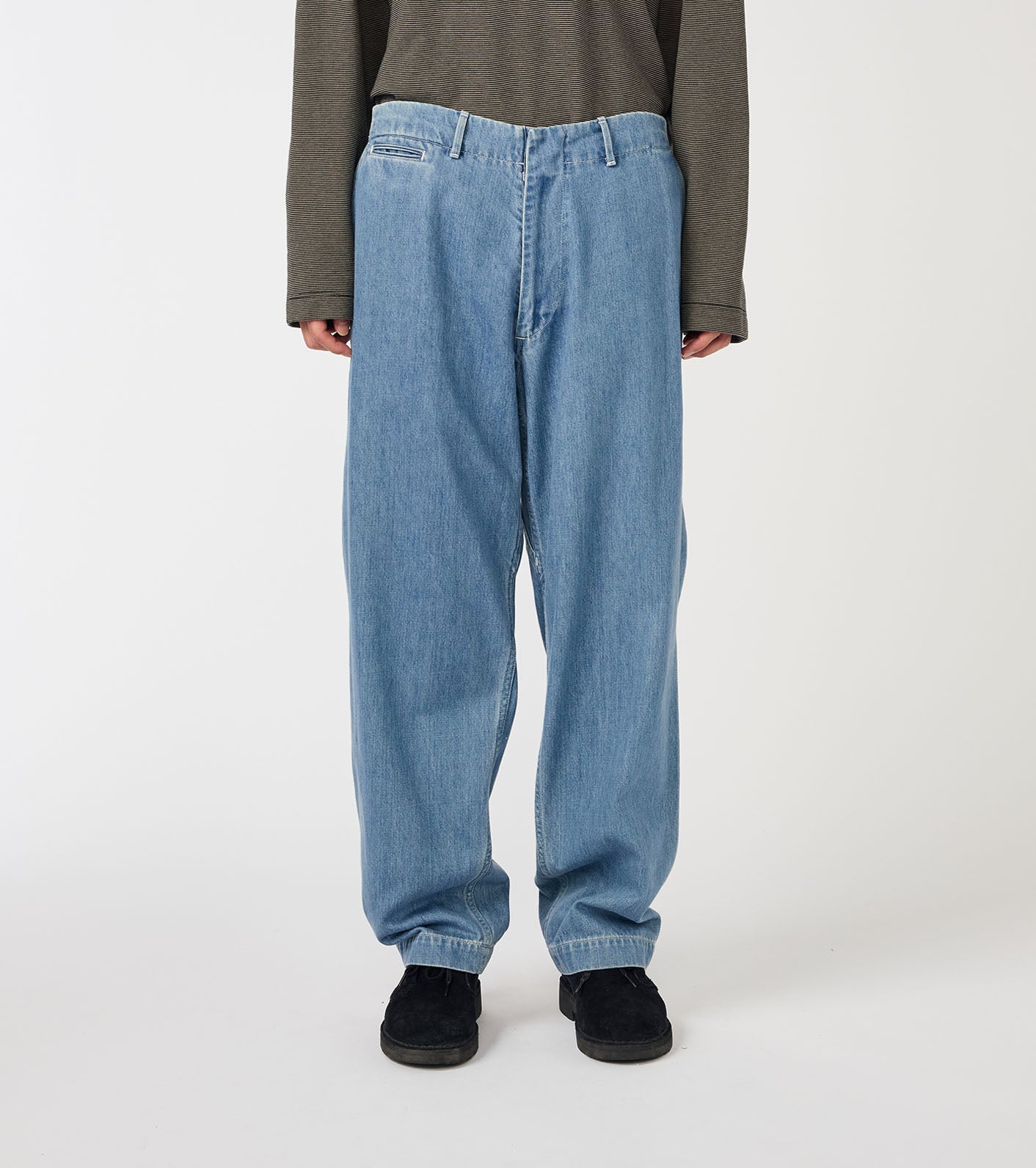 Wide Denim Pants