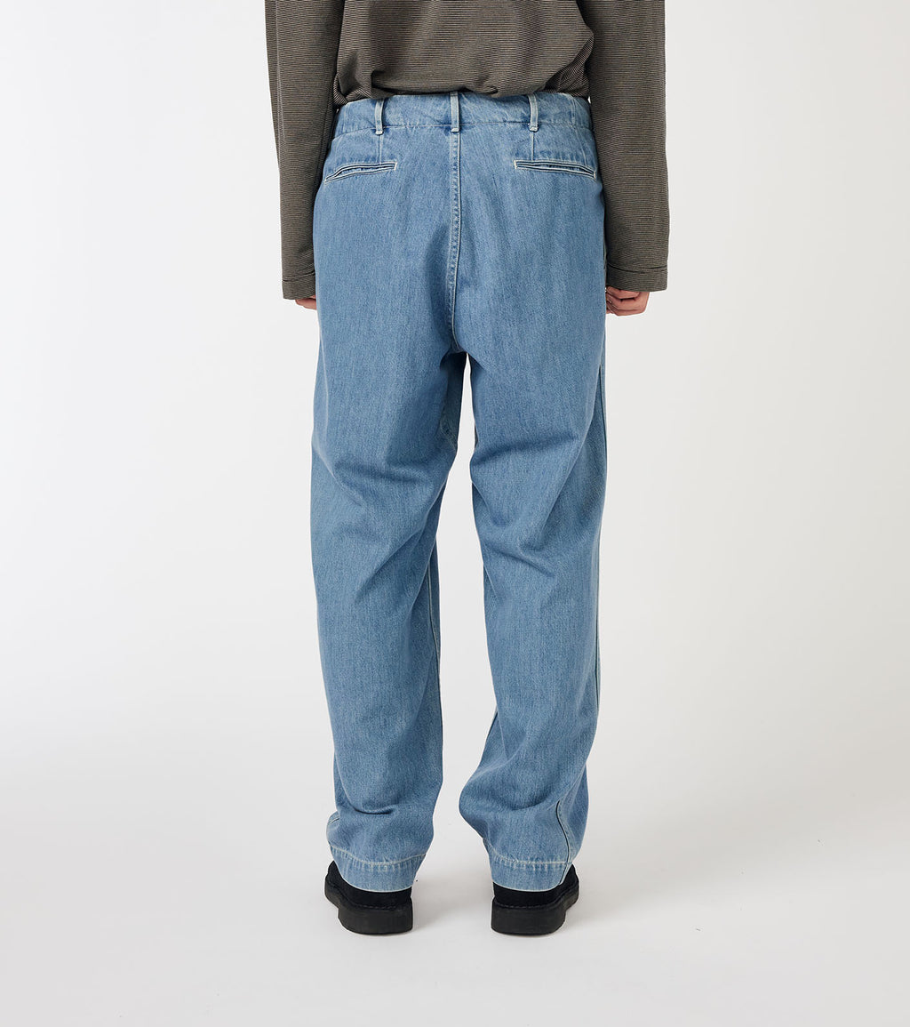 Wide Denim Pants