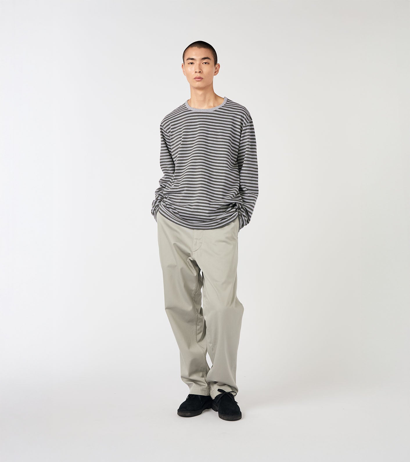 COOLMAX Stripe Jersey L/S Tee