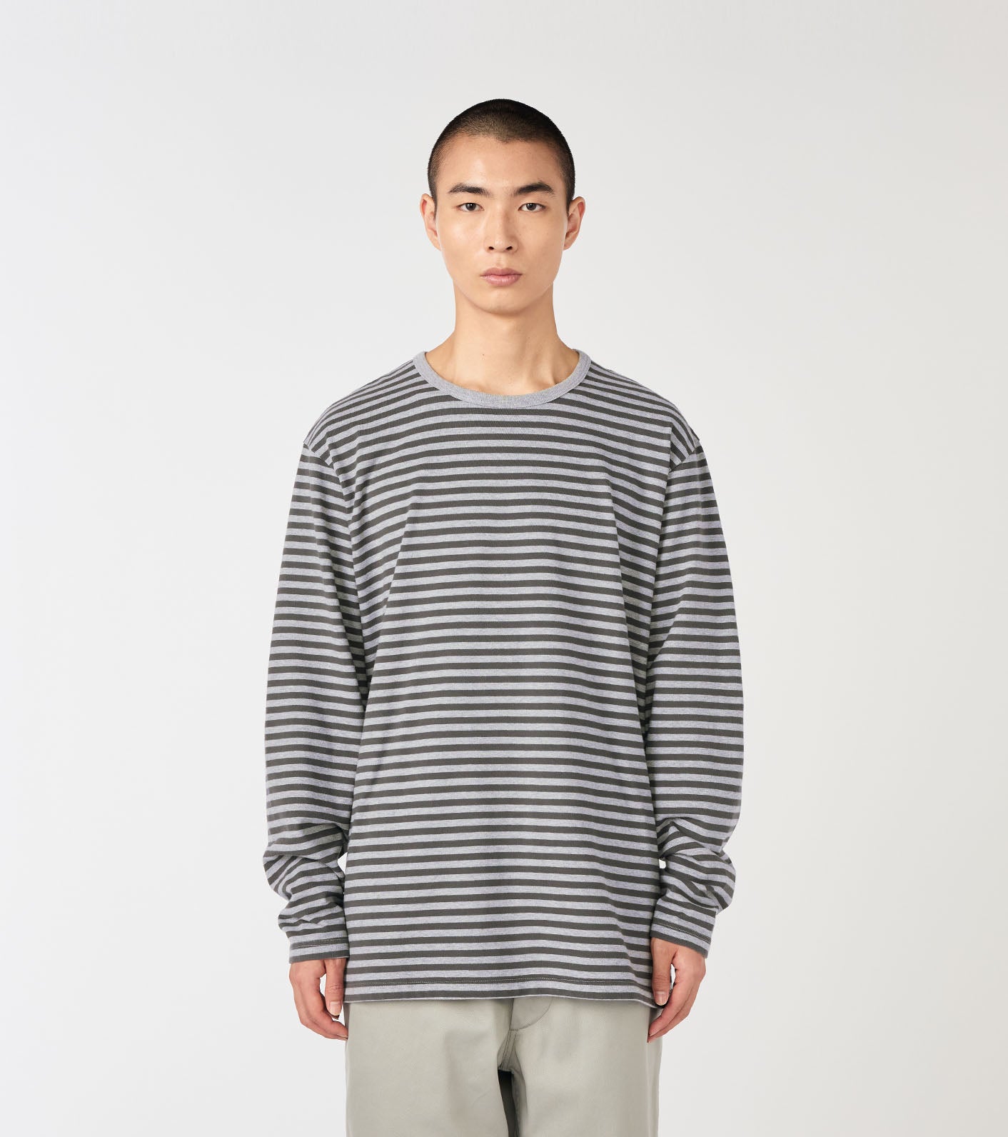 COOLMAX Stripe Jersey L/S Tee