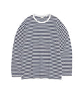 COOLMAX Stripe Jersey L/S Tee - NW(Navy x White)