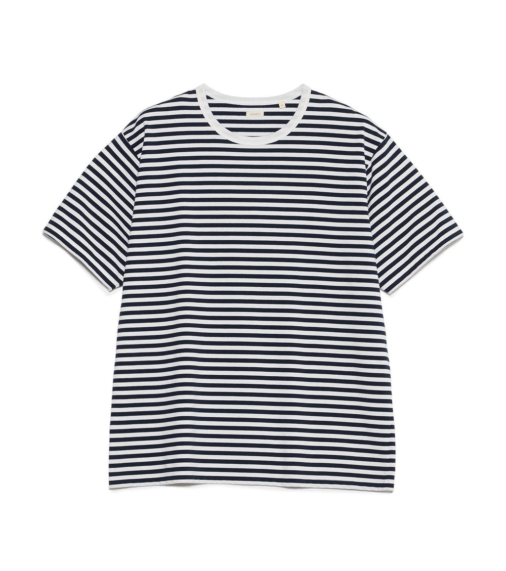 COOLMAX Stripe Jersey Tee - NW(Navy x White)