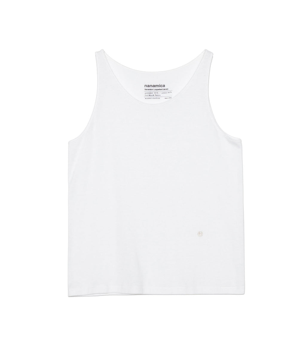 nanamica Loopwheel COOLMAX Jersey Camisole - W(White)
