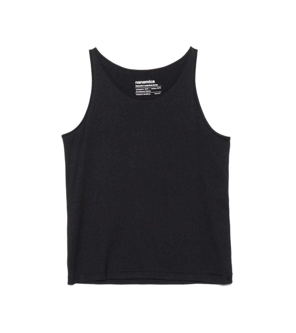 nanamica Loopwheel COOLMAX Jersey Camisole - K(Black)