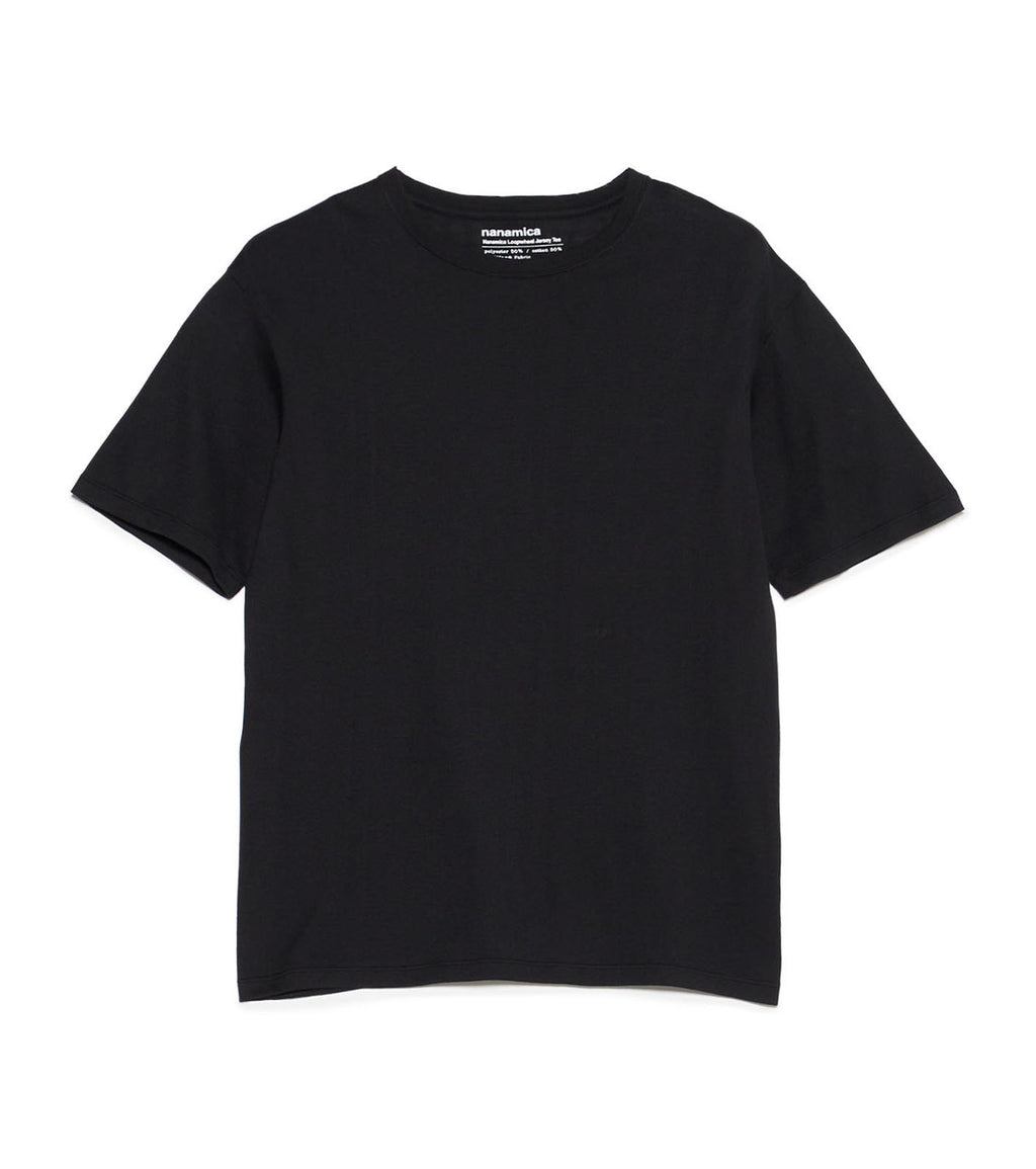 nanamica Loopwheel COOLMAX Jersey Tee - K(Black)