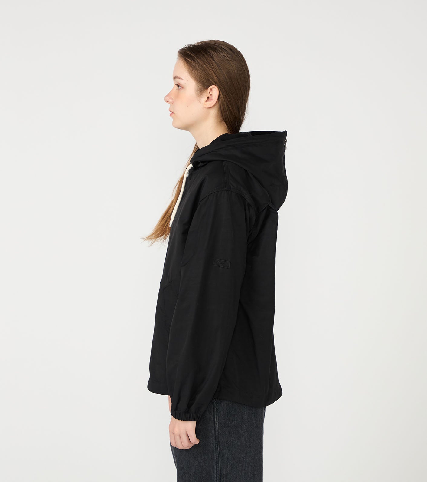 Nylon Twill Hooded Jacket
