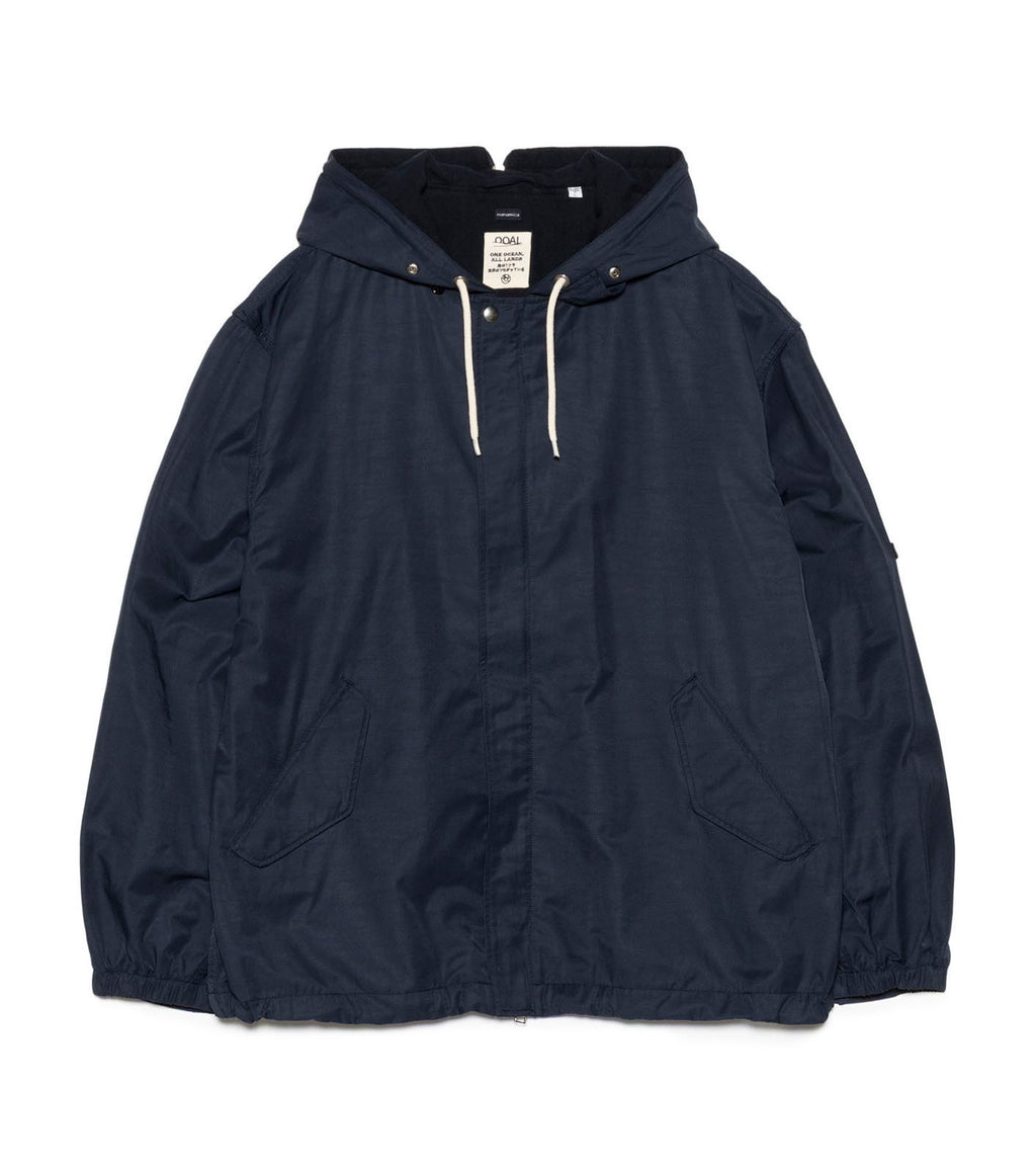 Nylon Twill Hooded Jacket - N(Navy)