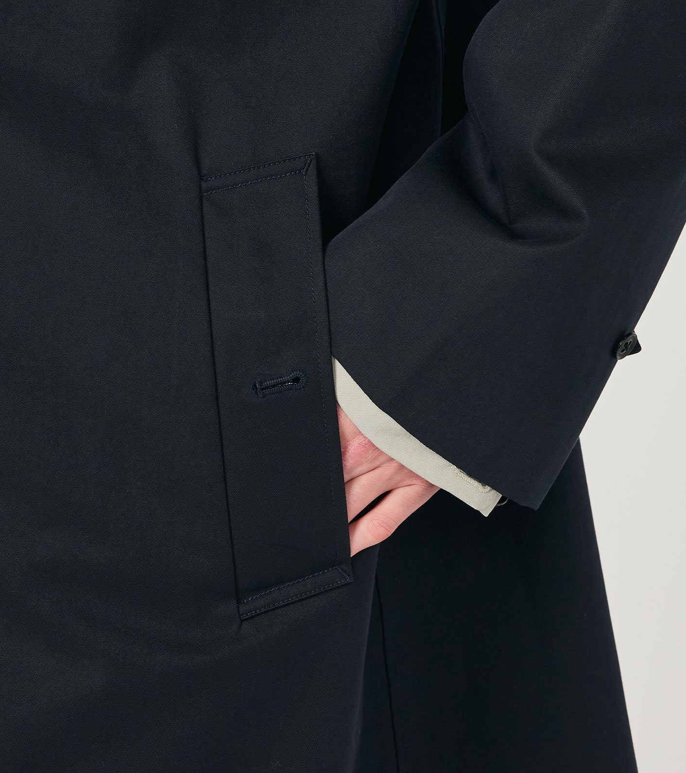 2L Cotton GORE-TEX Balmacaan Coat