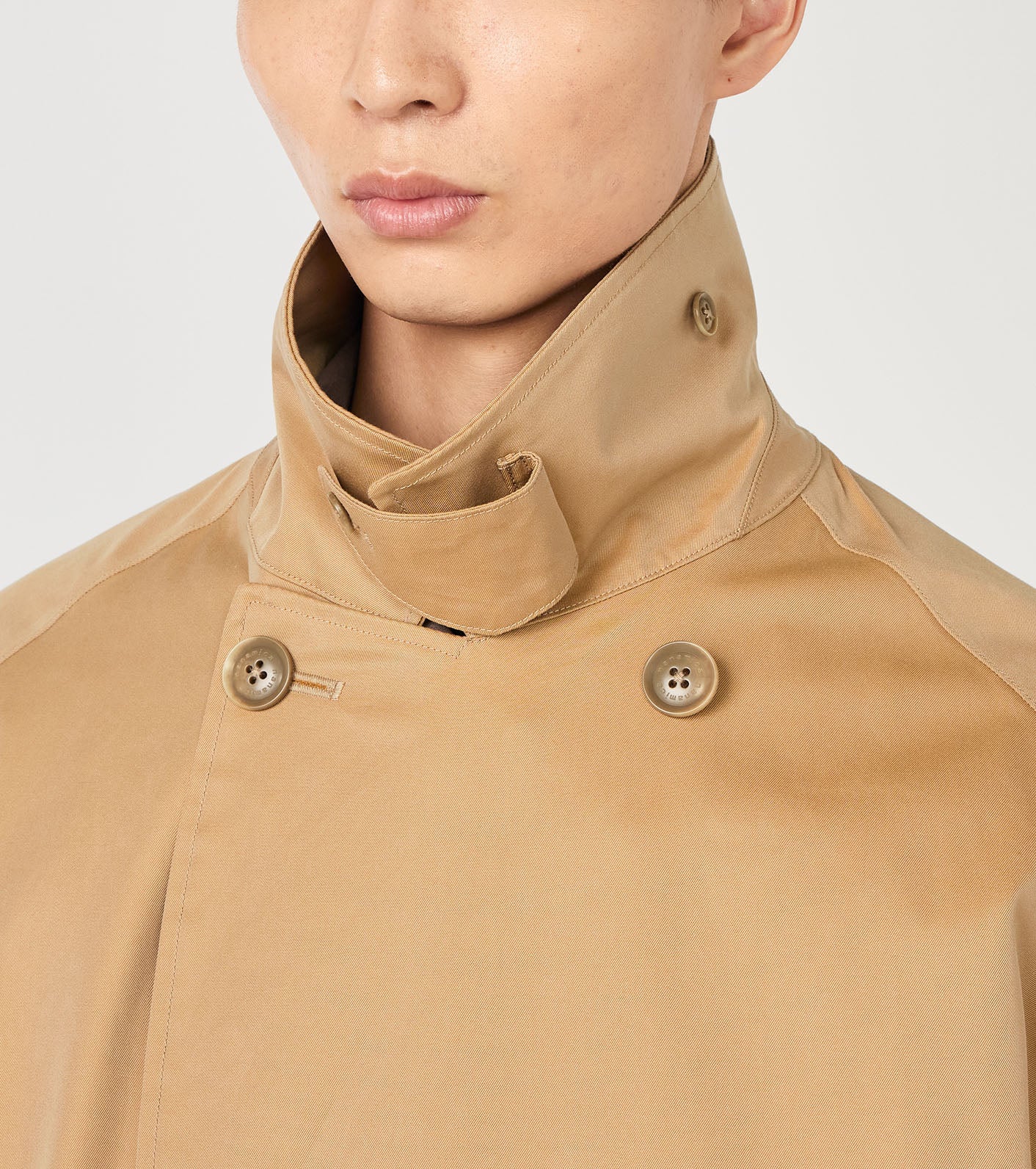 2L Cotton GORE-TEX Double Breasted Coat