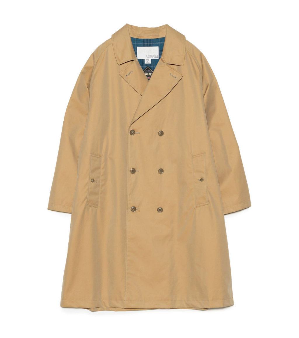 2L Cotton GORE-TEX Double Breasted Coat - BE(Beige)