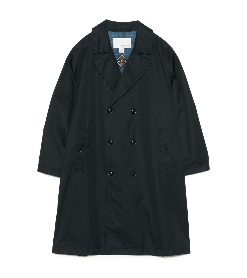 2L Cotton GORE-TEX Double Breasted Coat - N(Navy)