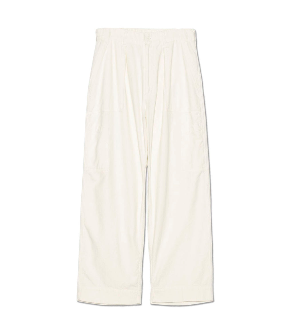 Silk Nep Cotton Twill Deck Pants - OW(Off White)