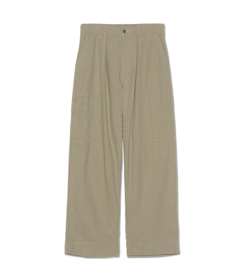 Silk Nep Cotton Twill Deck Pants - KB(Khaki Beige)