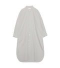 Band Collar Wind Shirt Dress - H(Gray)