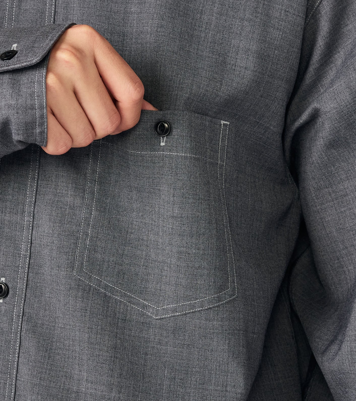 Polyester Wool Field Shirt