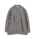 Band Collar Shirt - CH(Charcoal)