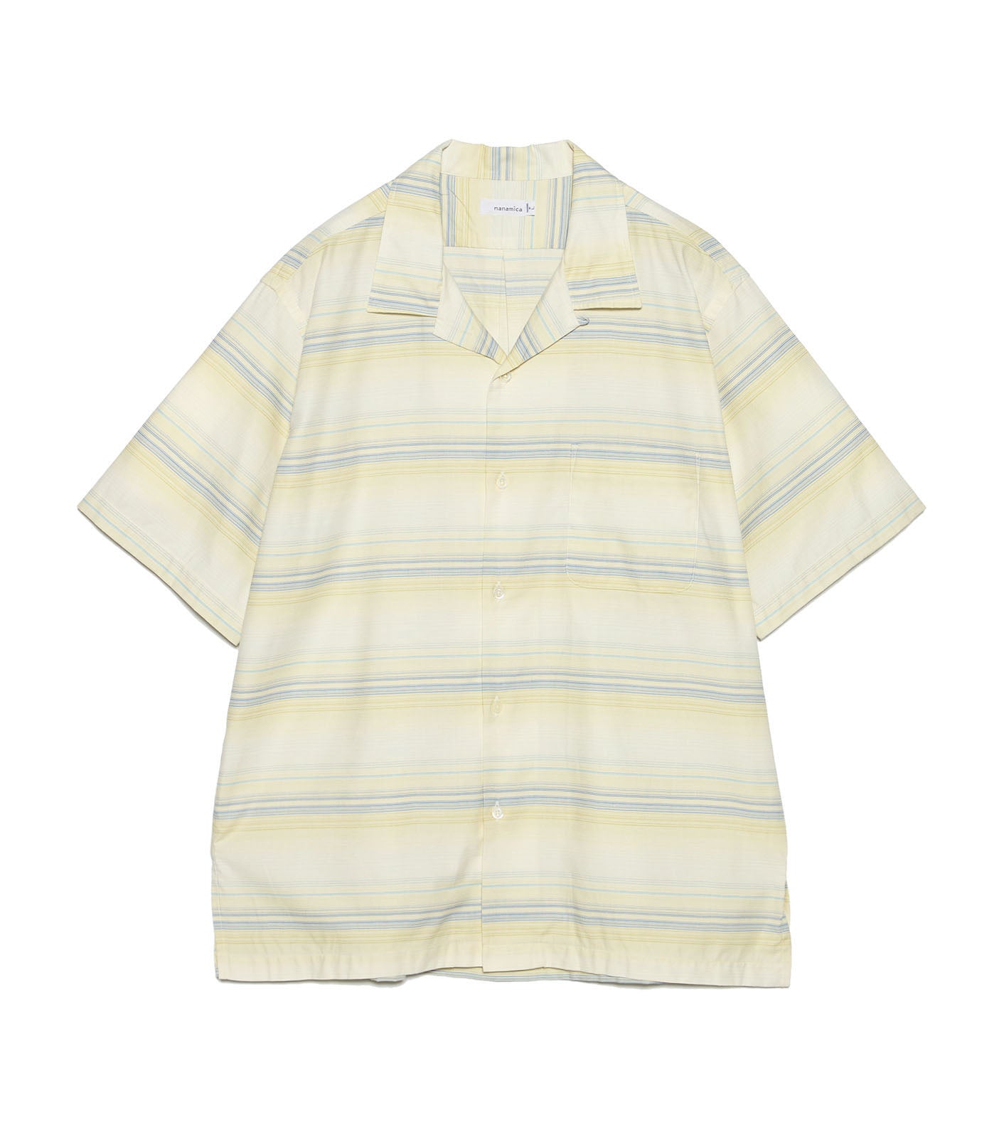 Open Collar Pique S/S Shirt - Y(Yellow)