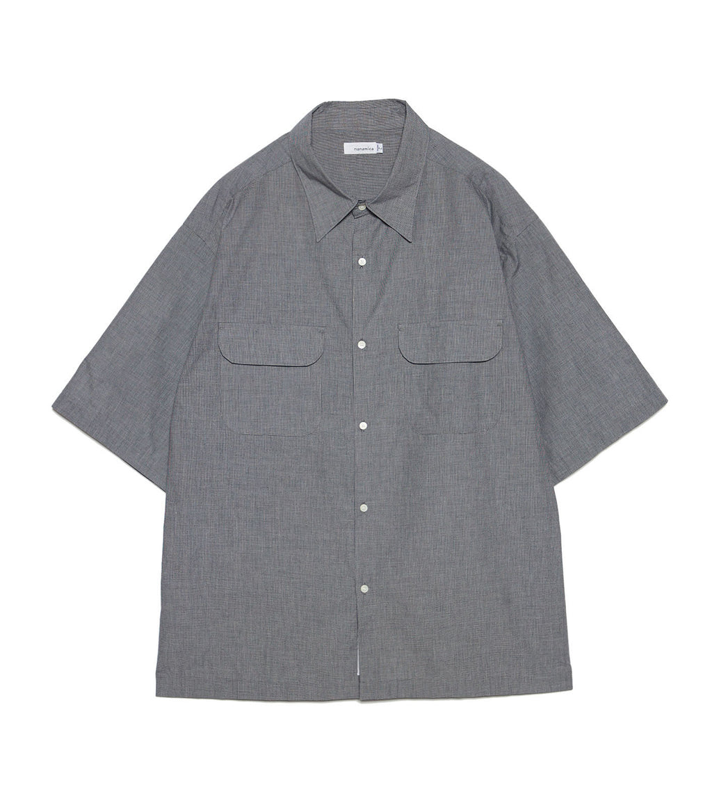 Regular Collar S/S Shirt - N(Navy)