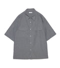 Regular Collar S/S Shirt - N(Navy)