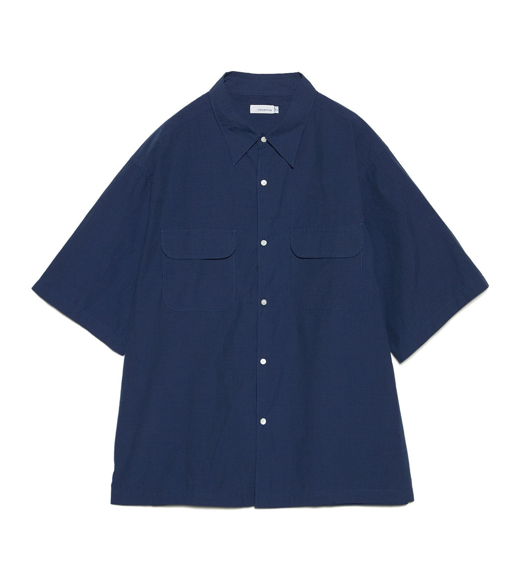 Regular Collar S/S Shirt - DN(Dark Navy)