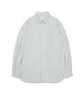 Button Down Stripe Wind Shirt - N(Navy)