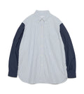 Button Down Stripe Storm Shirt - N(Navy)