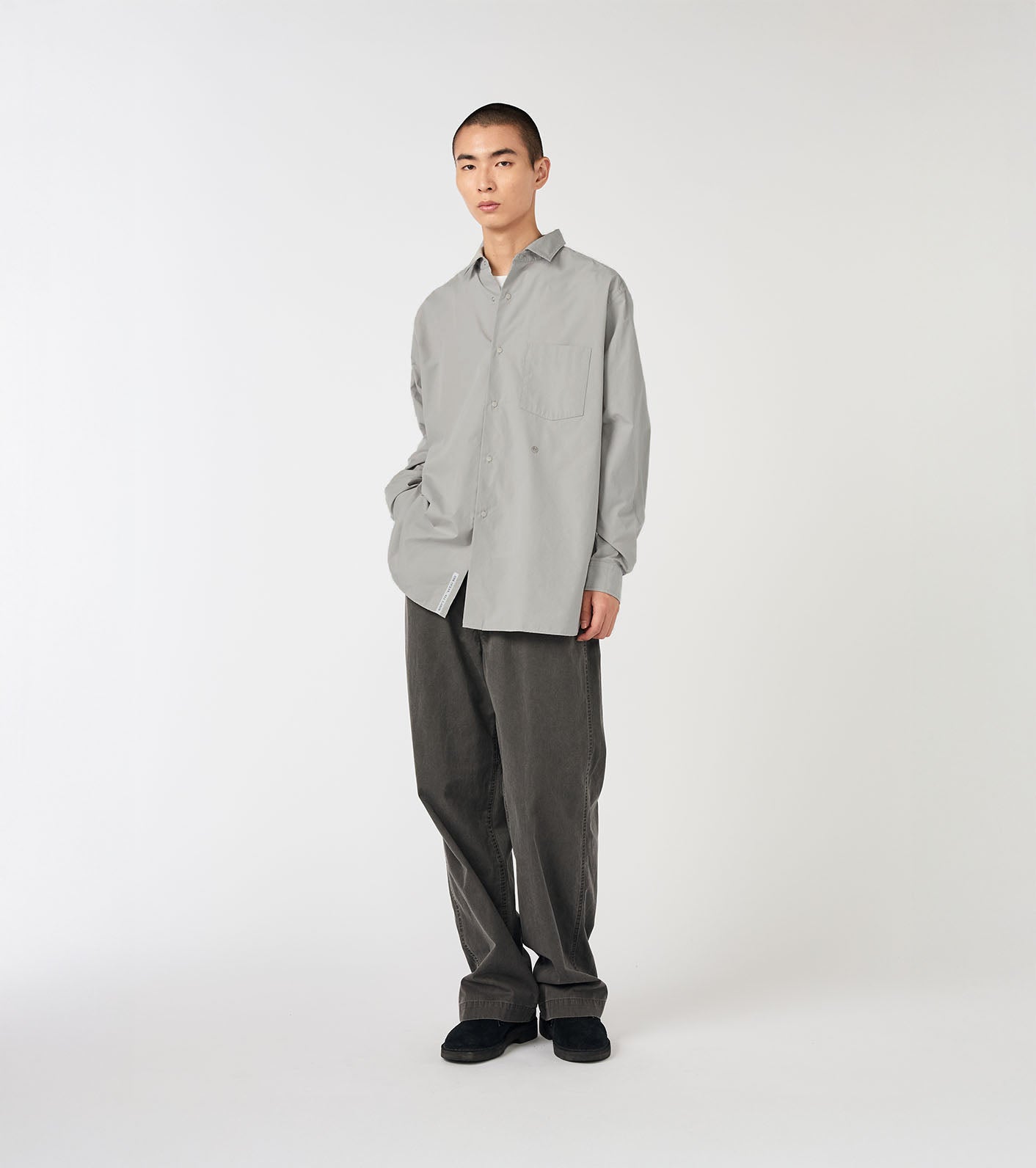 Regular Collar Wind Shirt