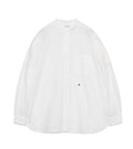 Band Collar Wind Shirt - OW(Off White)