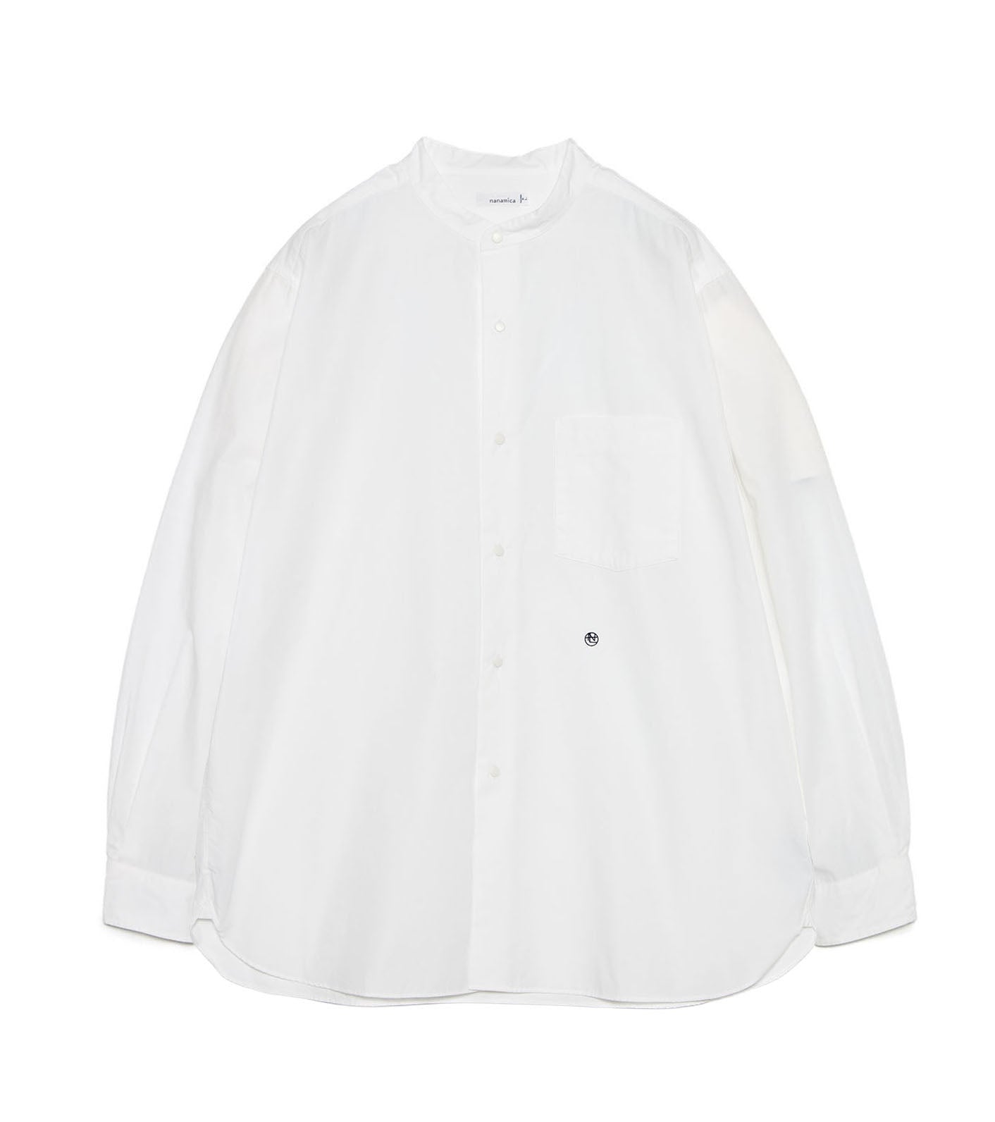Band Collar Wind Shirt - OW(Off White)