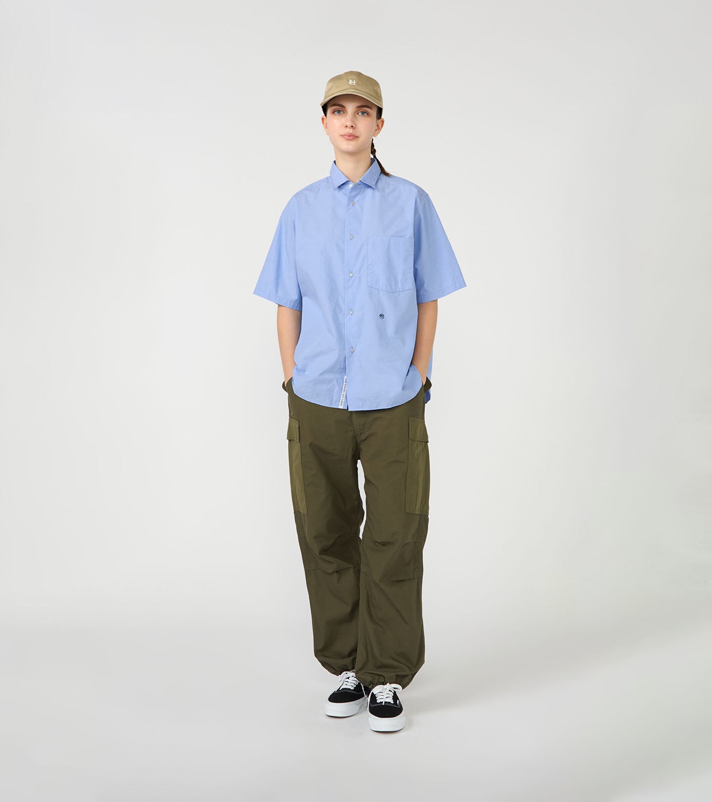 Regular Collar Wind S/S Shirt