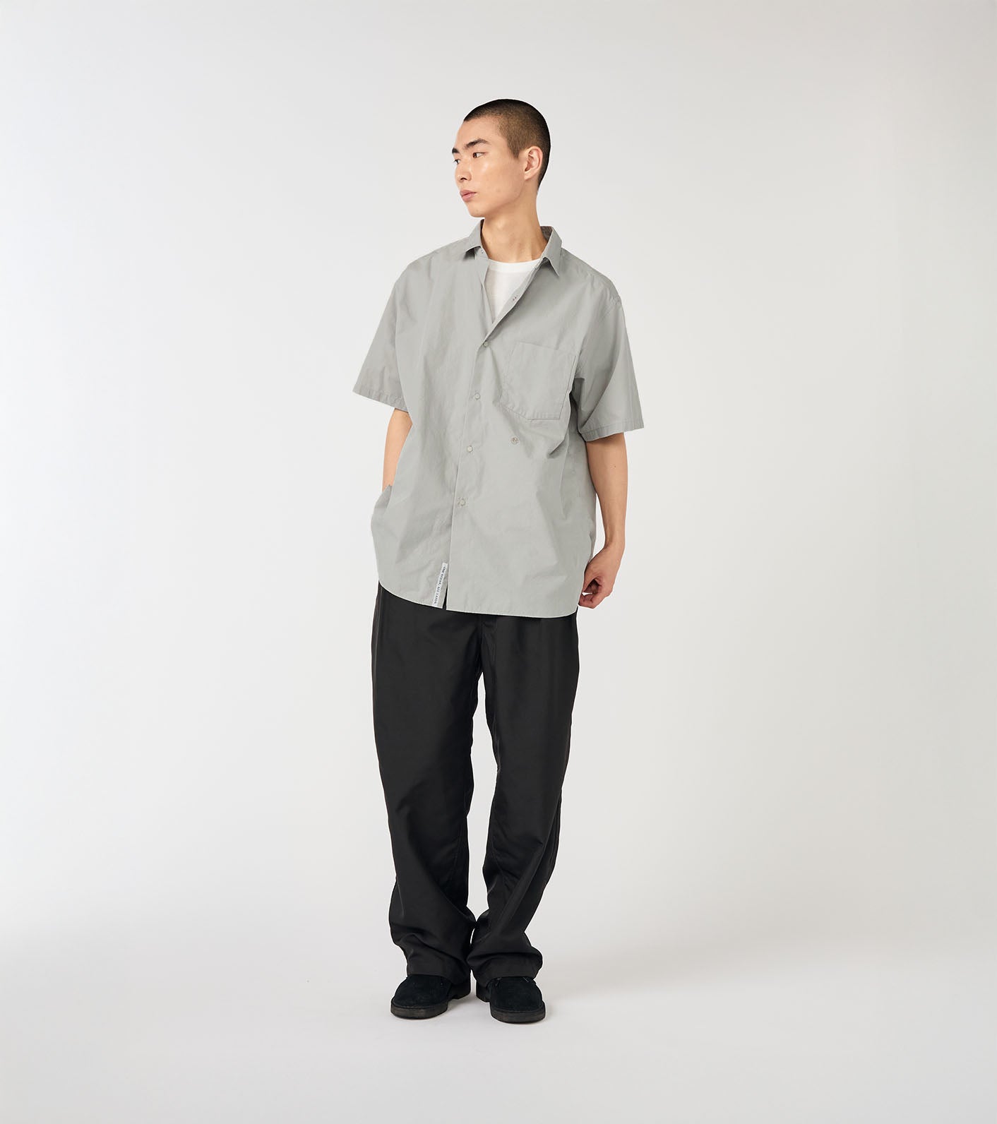 Regular Collar Wind S/S Shirt