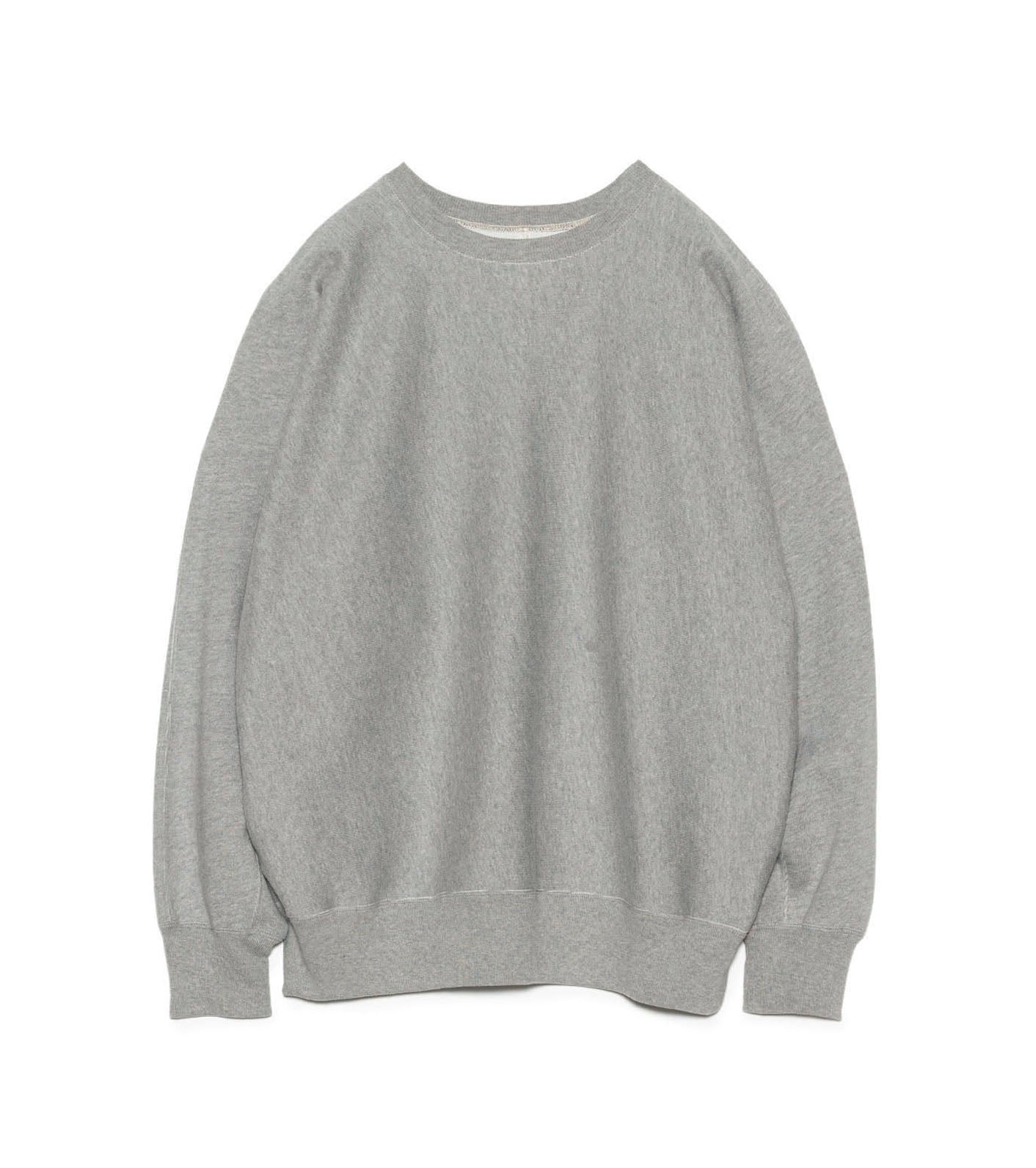 Crew Neck Sweat Shirt - HG(Heather Gray)