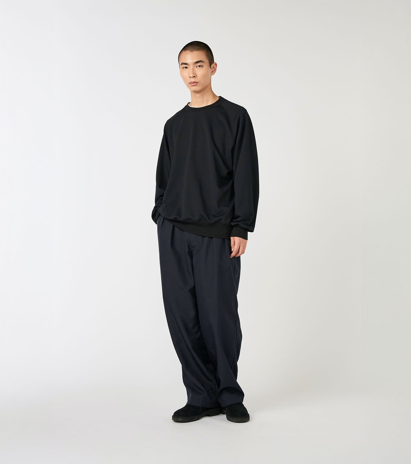 Polyester Pile Crew Neck Sweat