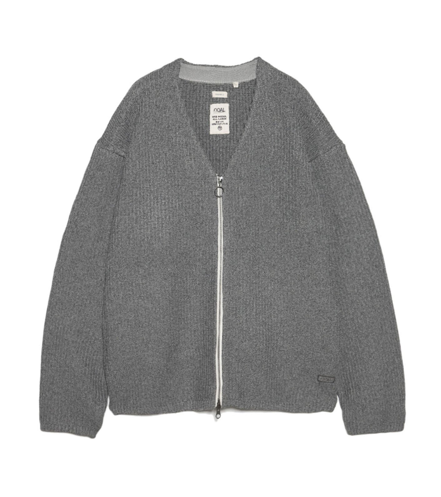5G Zip Cardigan - HG(Heather Gray)