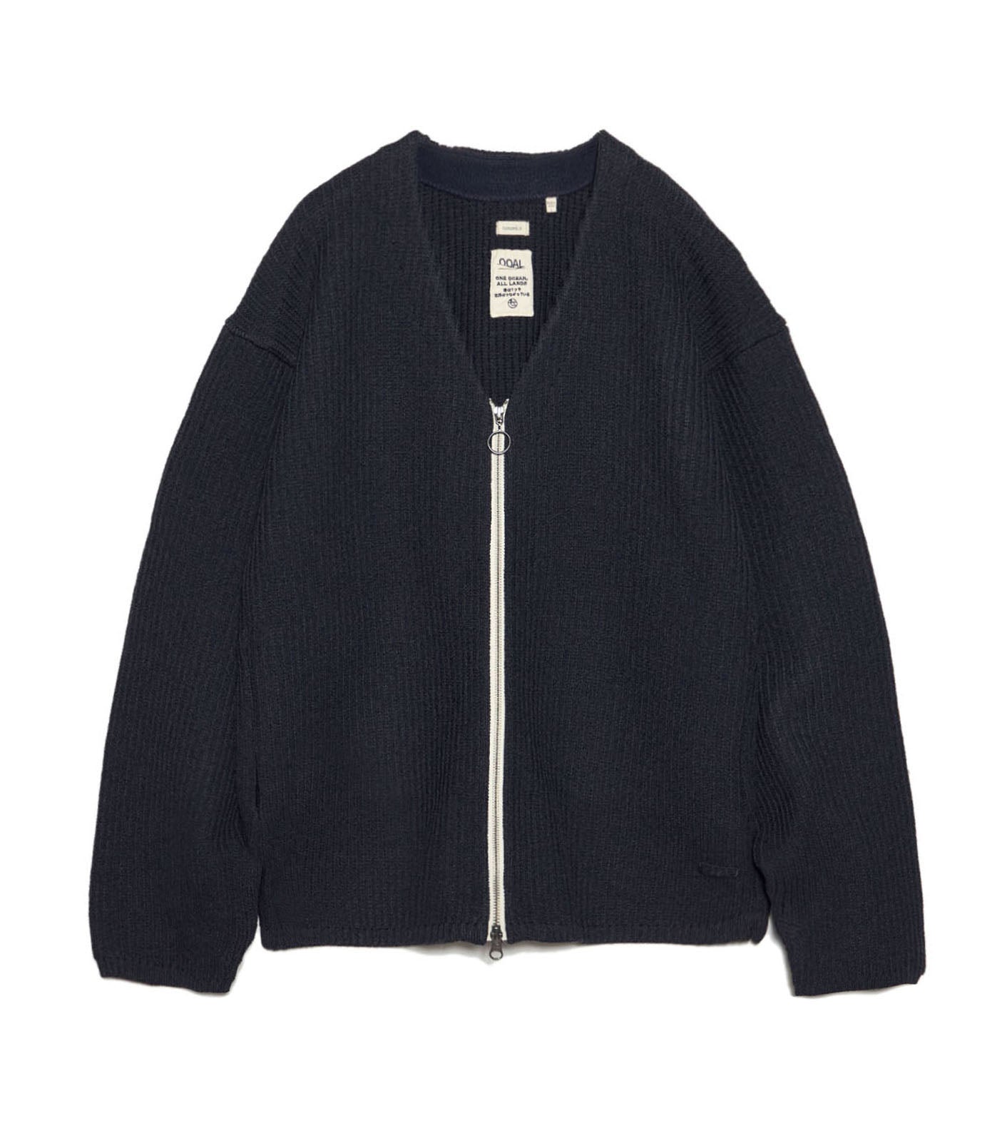 5G Zip Cardigan - K(Black)