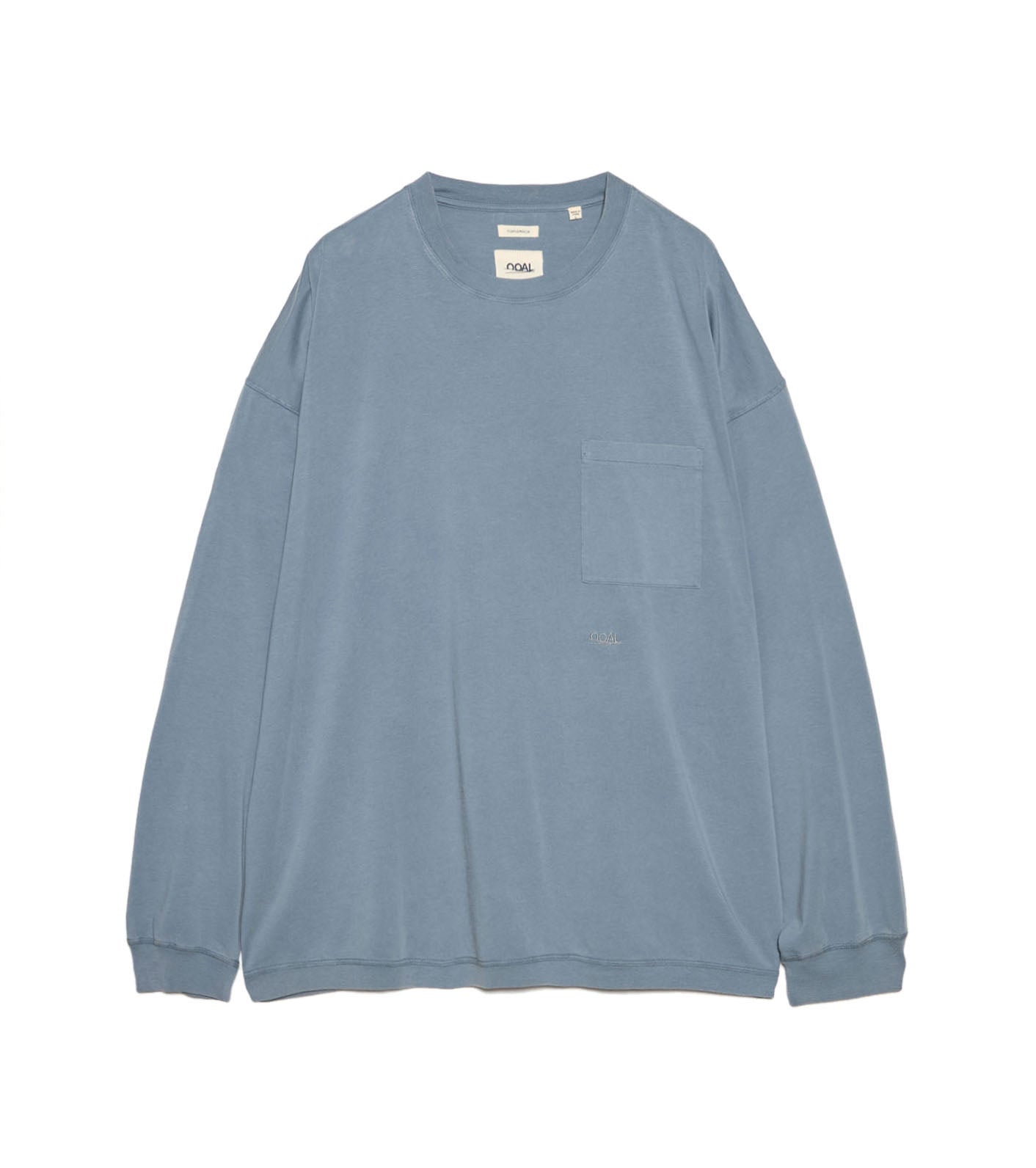 OOAL L/S Pocket Tee - BH(Blue Gray)
