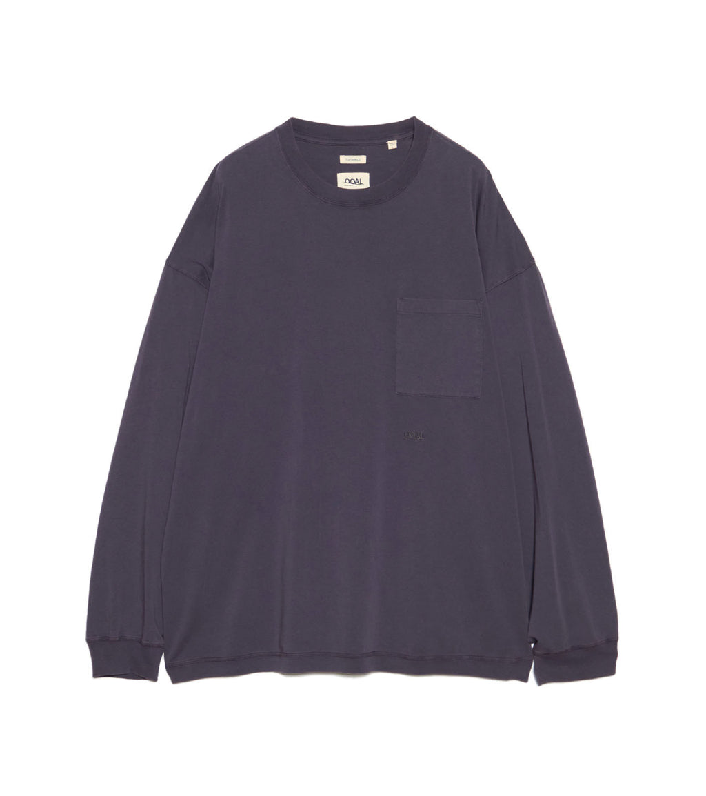 OOAL L/S Pocket Tee - VN(Vintage Navy)