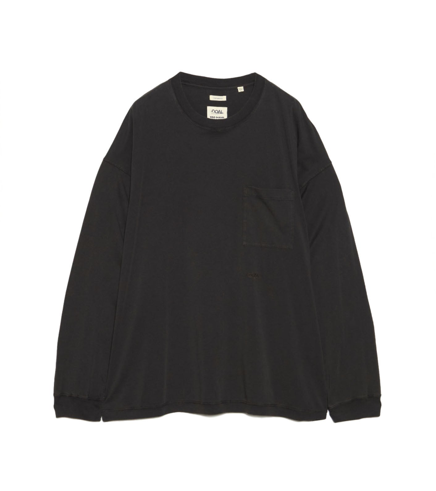 OOAL L/S Pocket Tee - CH(Charcoal)