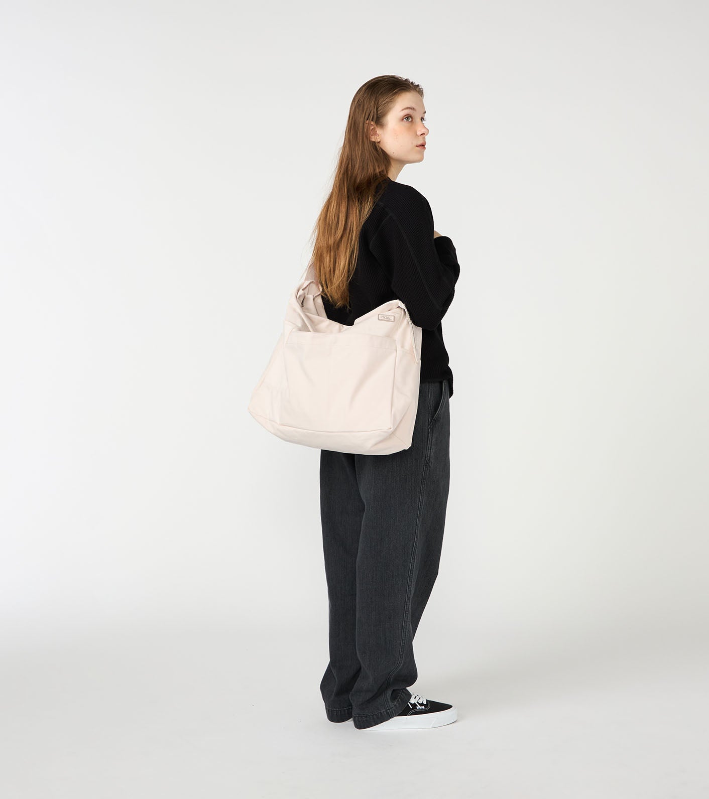 Cotton Canvas Shoulder Bag