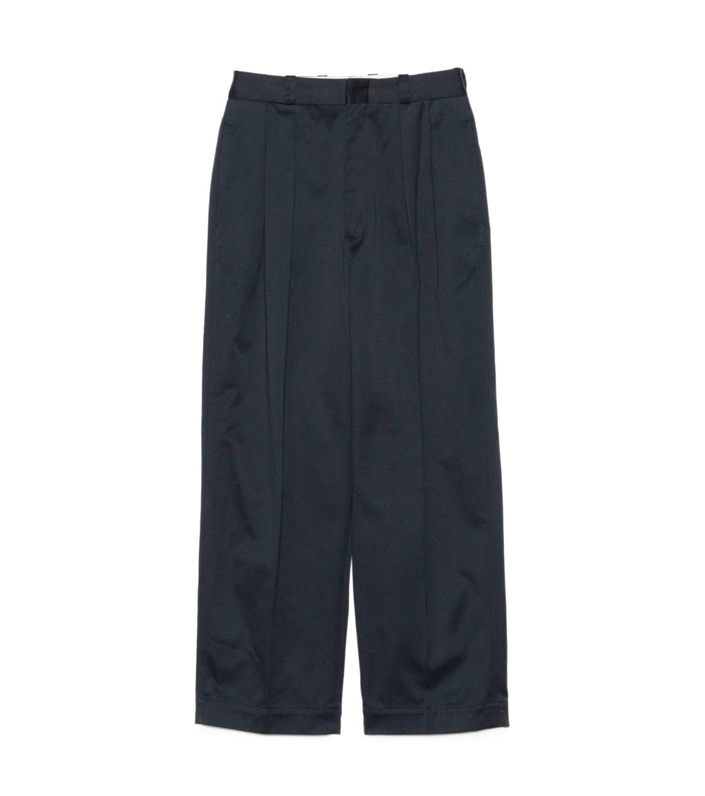Double Pleated Chino Pants - N(Navy)