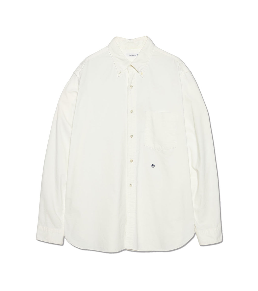 Button Down Wind Shirt - W(White)