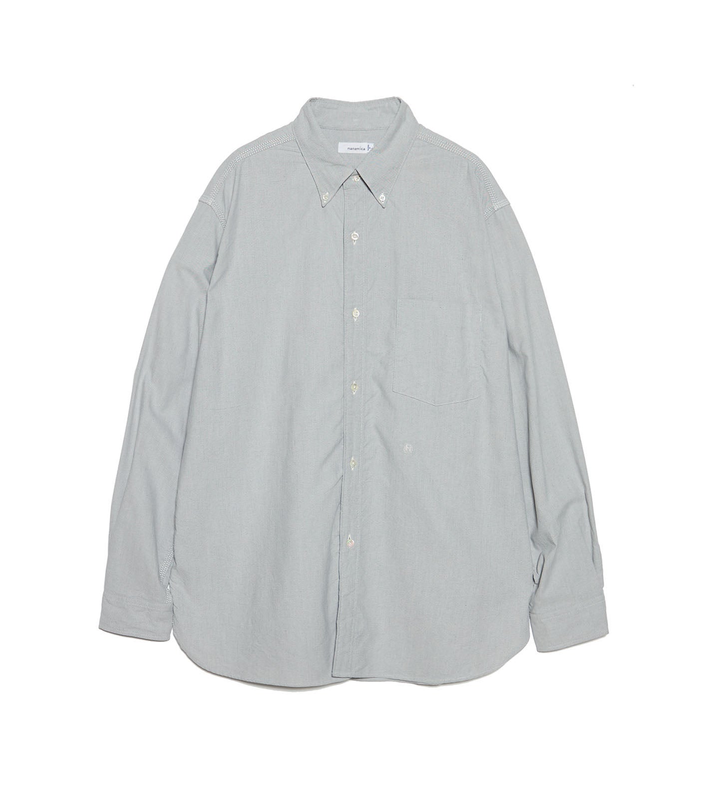 Button Down Wind Shirt - HN(Grayish Navy)