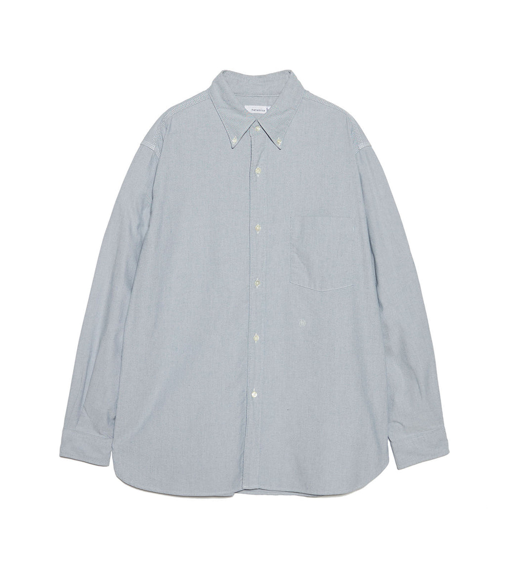 Button Down Wind Shirt - H(Gray)