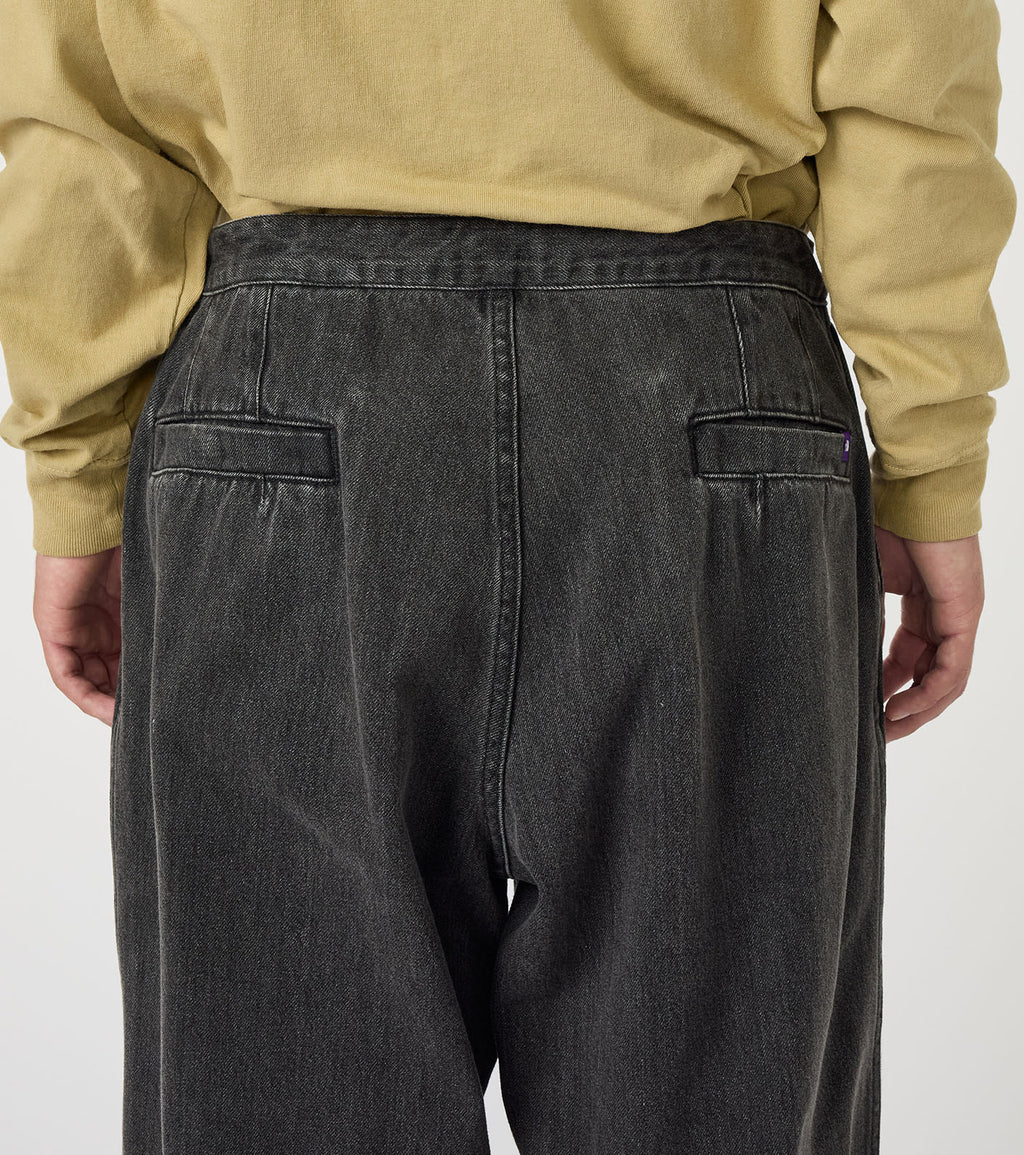 Denim Wide Tapered Field Pants