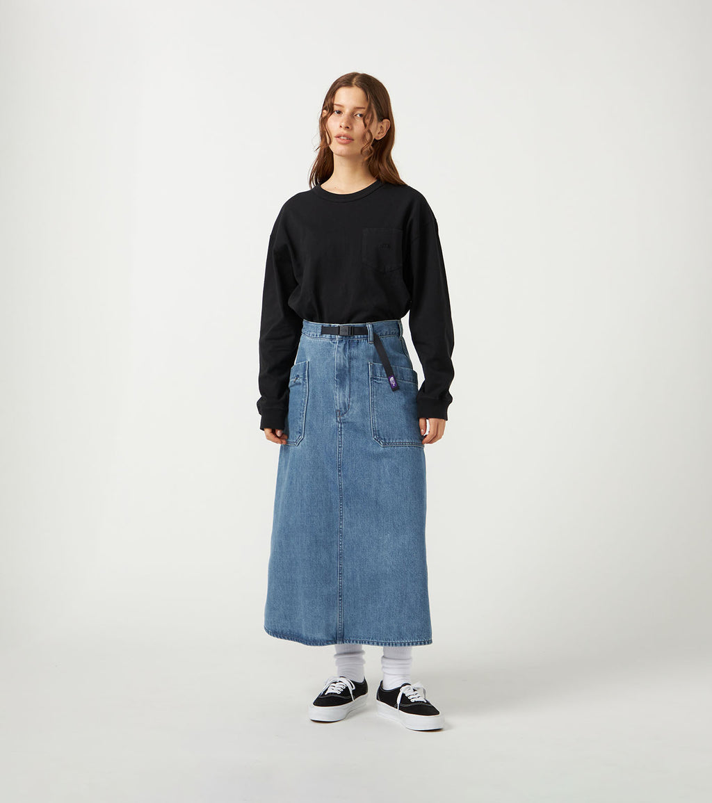 Denim Field Skirt