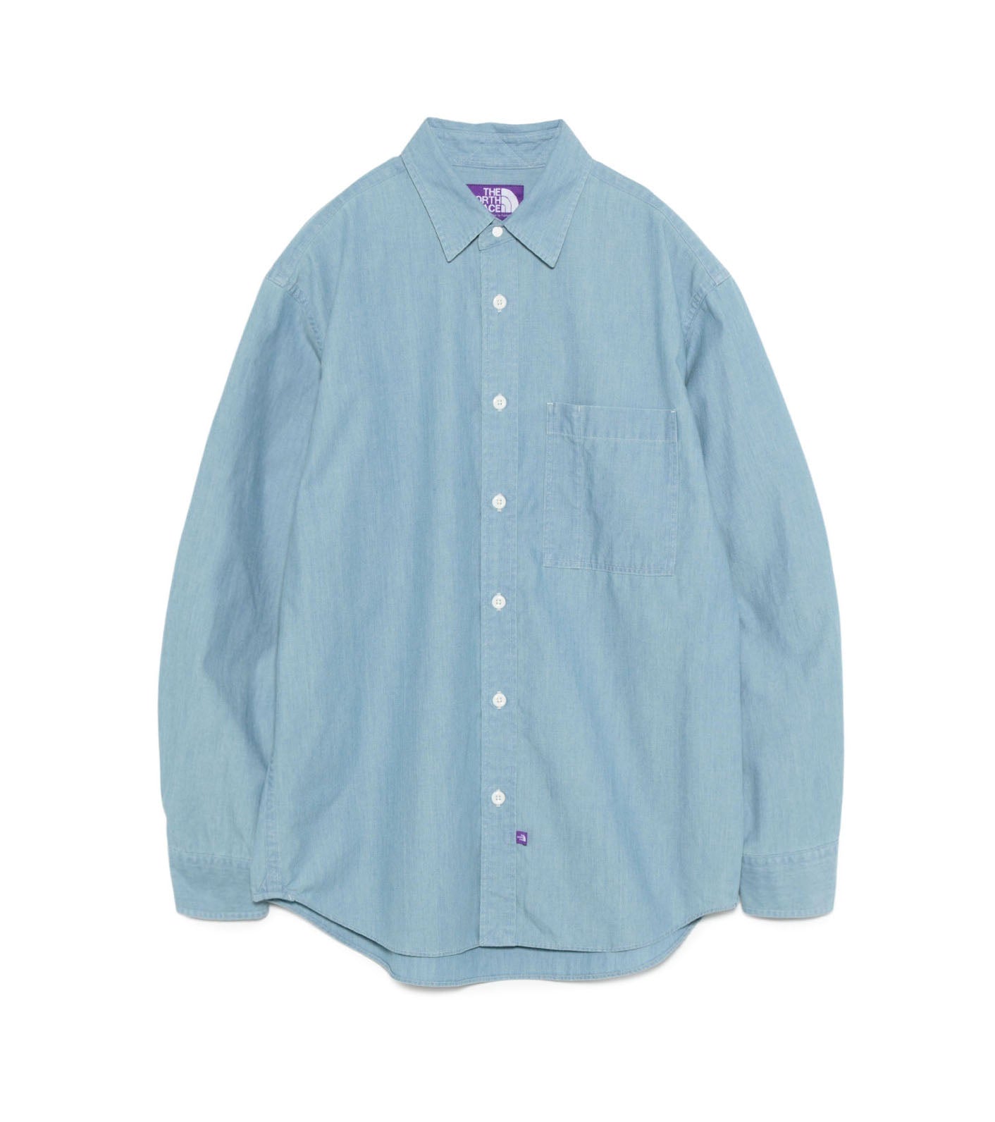 Regular Collar Chambray Field Shirt - IB(Indigo Bleach)